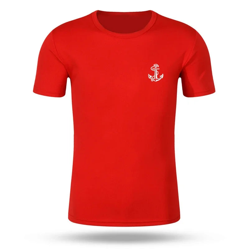 Quick Dry Men Running T-shirt Fitness Sports Top Gym Training Shirt Breathable Jogging Casual Sportswear Men's Breathable 2026