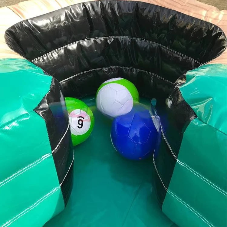 Outdoor Indoor Fun Billiards Sports Games Football Inflatable Billiards Table Football Pool
