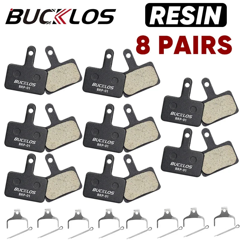 BUCKLOS Bike Brake Pad Resin Disc Pads For SHIMANO B01S Wear-resistant MTB Bicycle Hydraulic Brake Pad for B03S B05S Brake Parts