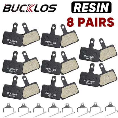 BUCKLOS Bike Brake Pad Resin Disc Pads For SHIMANO B01S Wear-resistant MTB Bicycle Hydraulic Brake Pad for B03S B05S Brake Parts