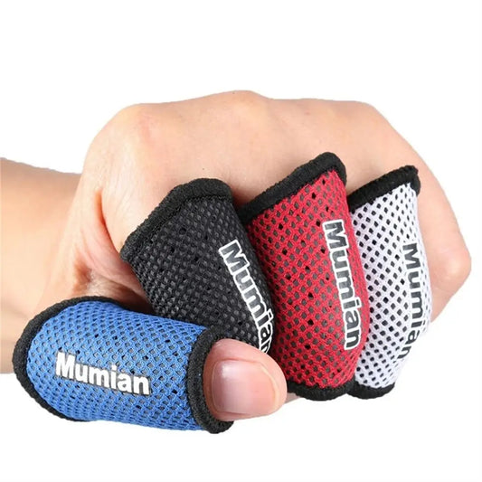2Pcs Elastic Finger Sleeve Breathable Finger Support Band Basketball Volleyball Finger Protection Guard