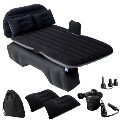 Air Mattress Back Seat Car Camping Bed, SUV Inflatable Bed with Pump and Pillows