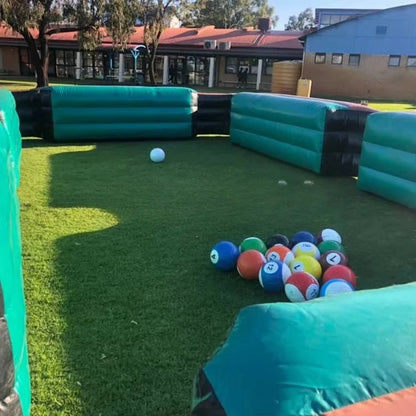 Outdoor Indoor Fun Billiards Sports Games Football Inflatable Billiards Table Football Pool