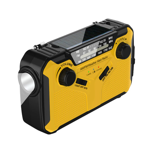 3000mAh Emergency Radio Solar Hand Crank