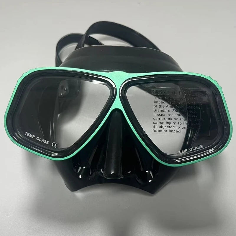 Diving mask Plastic-alloy frame scuba equipment snorkeling goggles Tempered glass