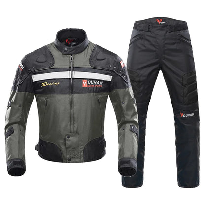 DUHAN Motorcycle Jackets Men Riding Motocross Enduro Racing Jacket Moto Jacket Windproof Coldproof Motorbike Clothing Protection