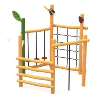 Indoor Outdoor Custom Wooden Play House for Kindergarten Daycare Outdoor Play Area, Children Wooden Playhouse