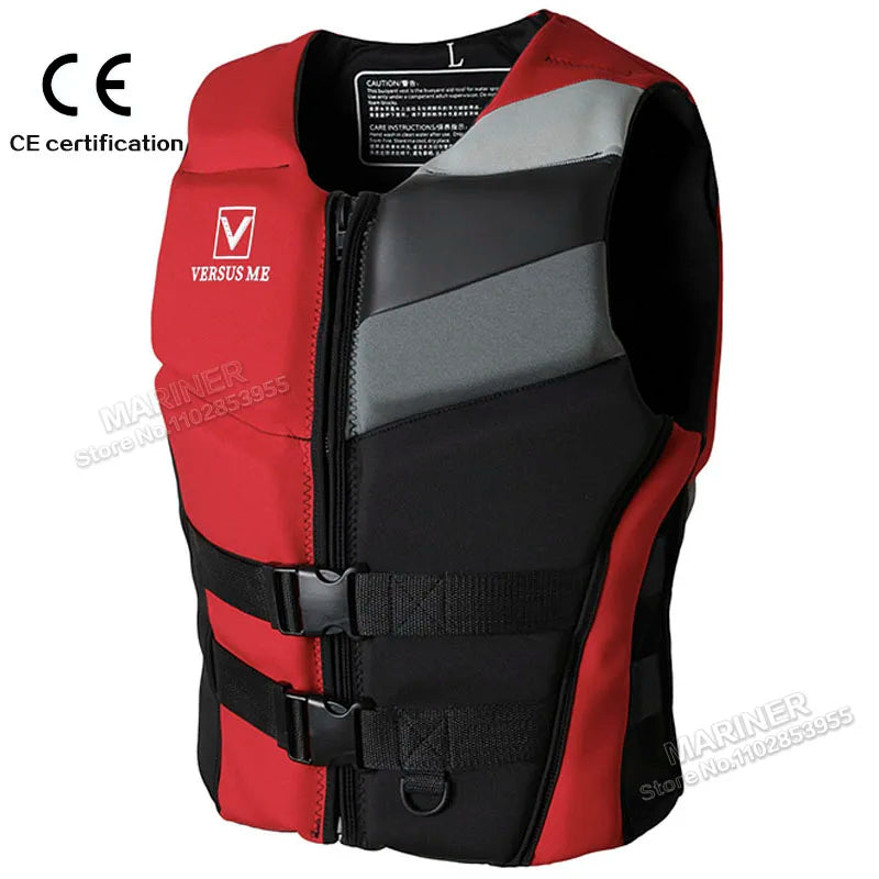 Impact Vest Wakesurf Comp Vest CE Approved Neoprene Life Jacket Wake Surfing But Great for All Other Watersports Activities