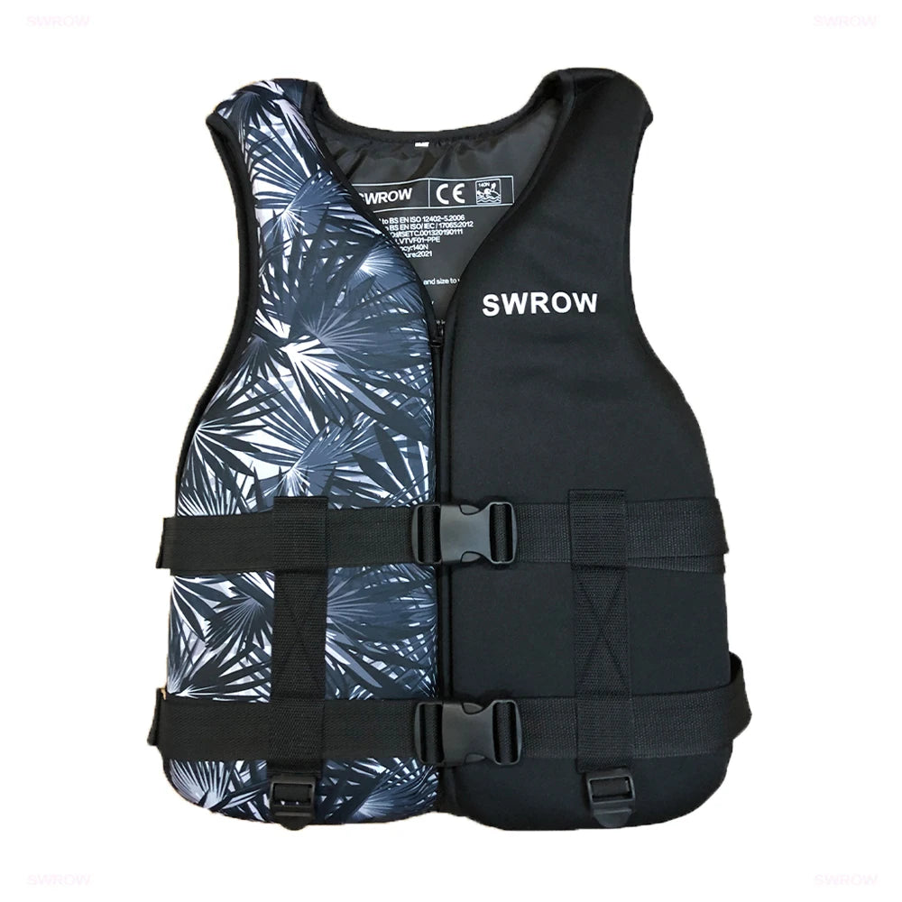 Neoprene Life Jacket for Adults and Children, Water Sport, Buoyancy, Life Vest, Swim Boating, Motorboat Driving Vest, Drifting