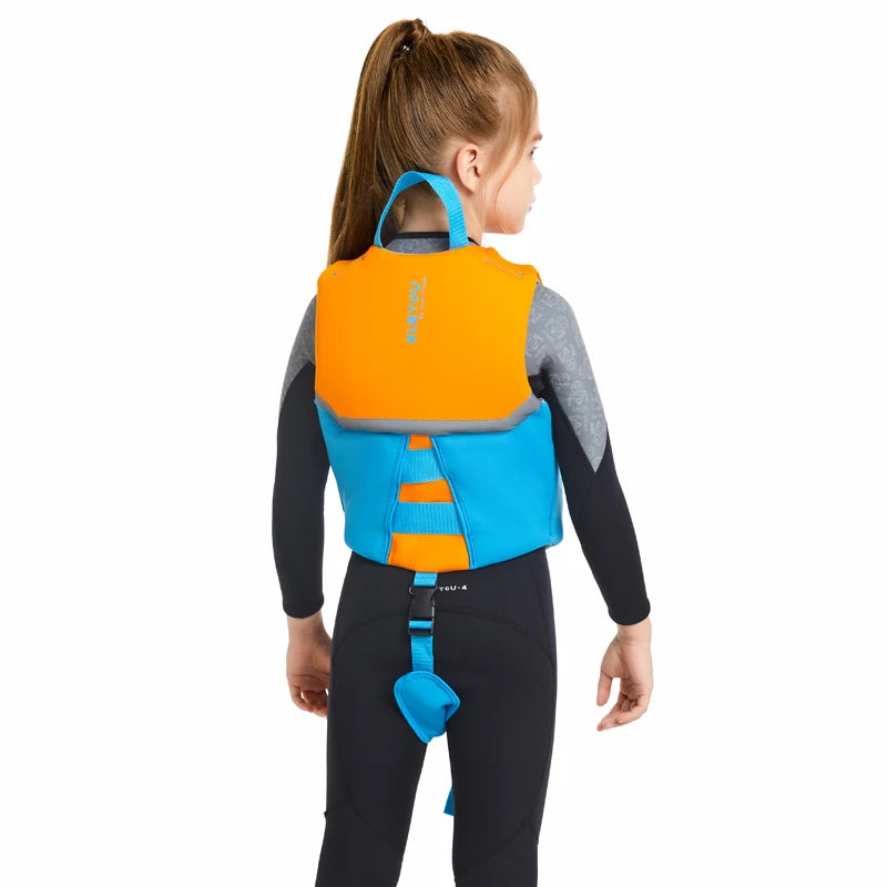 Kids Swim Vest, Buoyancy Jacket For Boys Girls, Float Buoyancy Swimsuit, Children Flotation Swimming Aid 50N