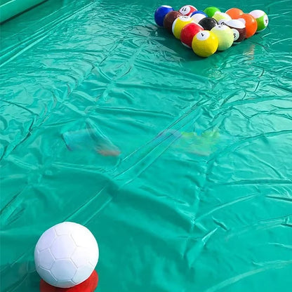 Outdoor Indoor Fun Billiards Sports Games Football Inflatable Billiards Table Football Pool