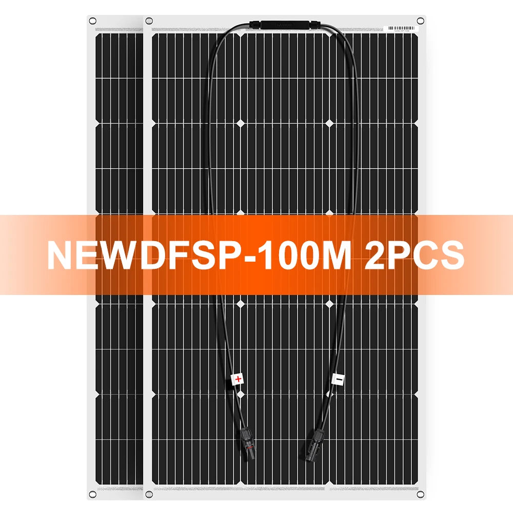 18V 100W/200W/400W Flexible Solar Panel