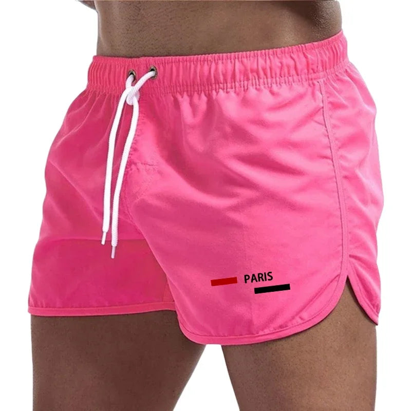 Quick Drying Mens Beach Shorts Printing Fashion Football Sports Shorts  Casual Jogging Sweatpants Surf Shorts Summer Swim Trunks