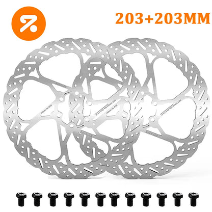 BUCKLOS Bike Disc Brake Rotor 140mm 160mm 180mm 203mm Bicycle Hydraulic Brakes Rotor Heat Dissipation Mtb Road Bike Rotors