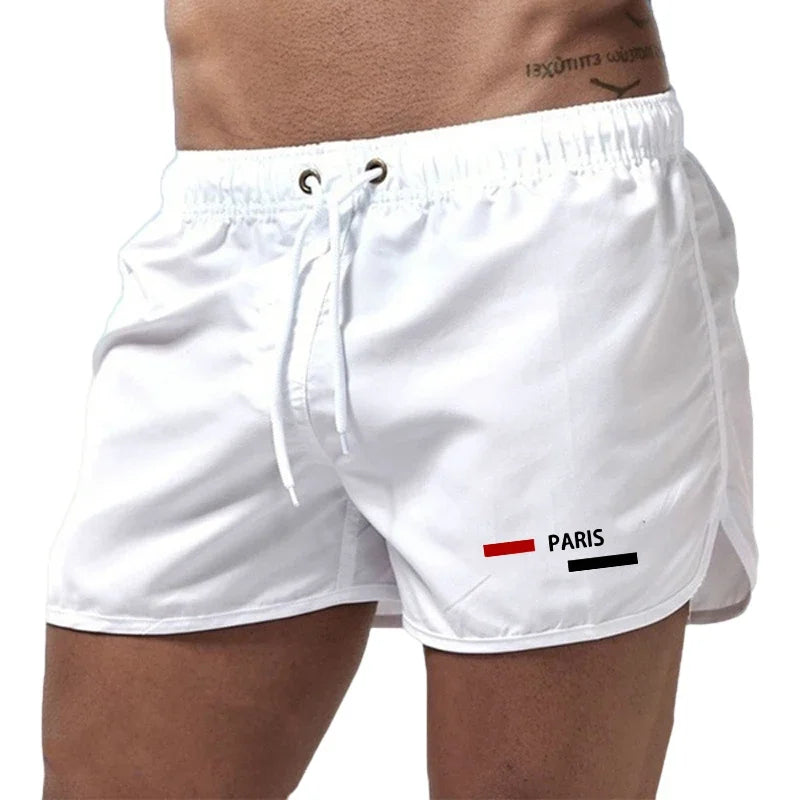 Quick Drying Mens Beach Shorts Printing Fashion Football Sports Shorts  Casual Jogging Sweatpants Surf Shorts Summer Swim Trunks