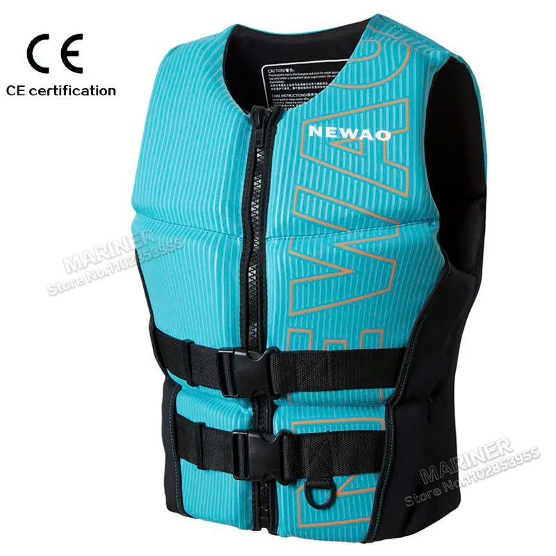 Impact Vest Wakesurf Comp Vest CE Approved Neoprene Life Jacket Wake Surfing But Great for All Other Watersports Activities