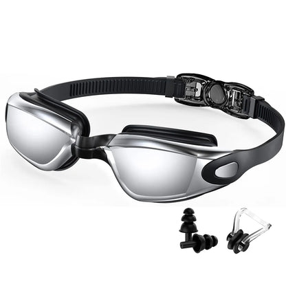 Swimming Goggles Professional Waterproof Swim Eyewear Glasses Anti-fog 100% UV Protection No Leaking For Adult Men Women Youth