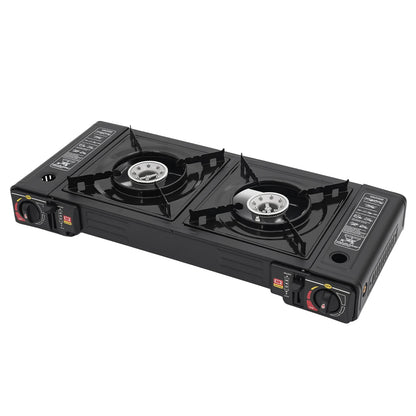 2 Burners Portable Camping Stove Butane