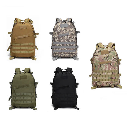 Outdoor Camouflage Double Shoulder Backpack Camping Hiking Sports Travel Backpack 3D Cycling Backpack Waterproof Oxford Cloth