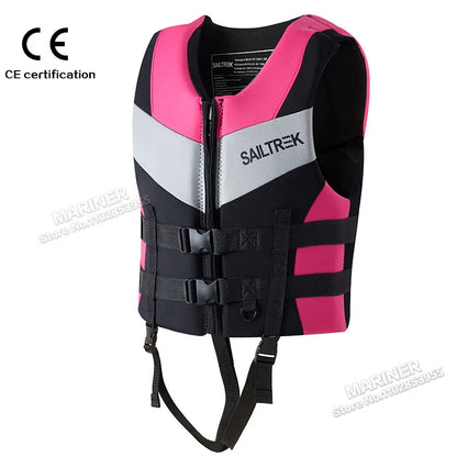 Impact Vest Wakesurf Comp Vest CE Approved Neoprene Life Jacket Wake Surfing But Great for All Other Watersports Activities