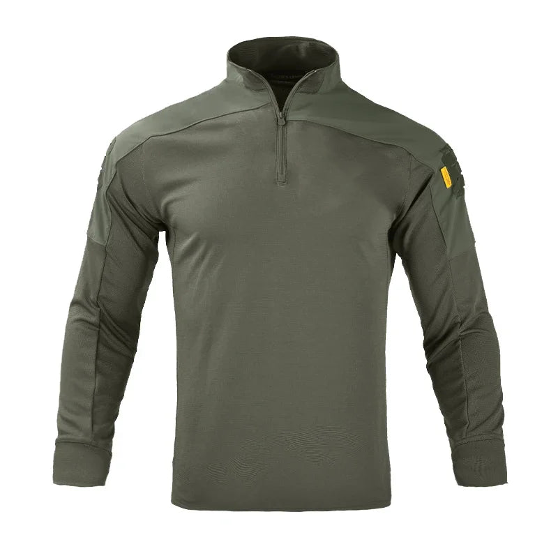 Men's Quick Dry Clothing Airsoft Lightweight Shirt Tactical Shirt Long Sleeve Work Tops Outdoor Hunting Clothes Hiking Shirts