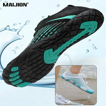 Quick-drying Aqua Shoes for Men Women Barefoot Anti-slip Beach Swimming Fitness Wading Upstream Rafting Outdoor Water Sneakers