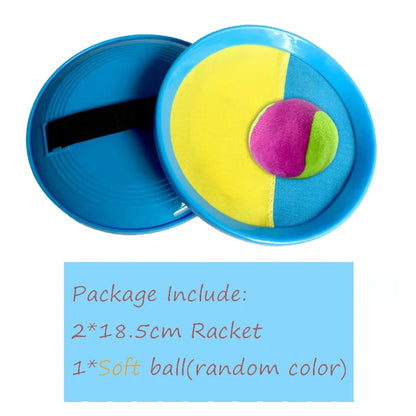 Children Sports Toys Toss & Catch Ball Sticky Balls Summer Outdoor Beach Toy Multiplayer Game Parent-child Interaction Gifts TMZ