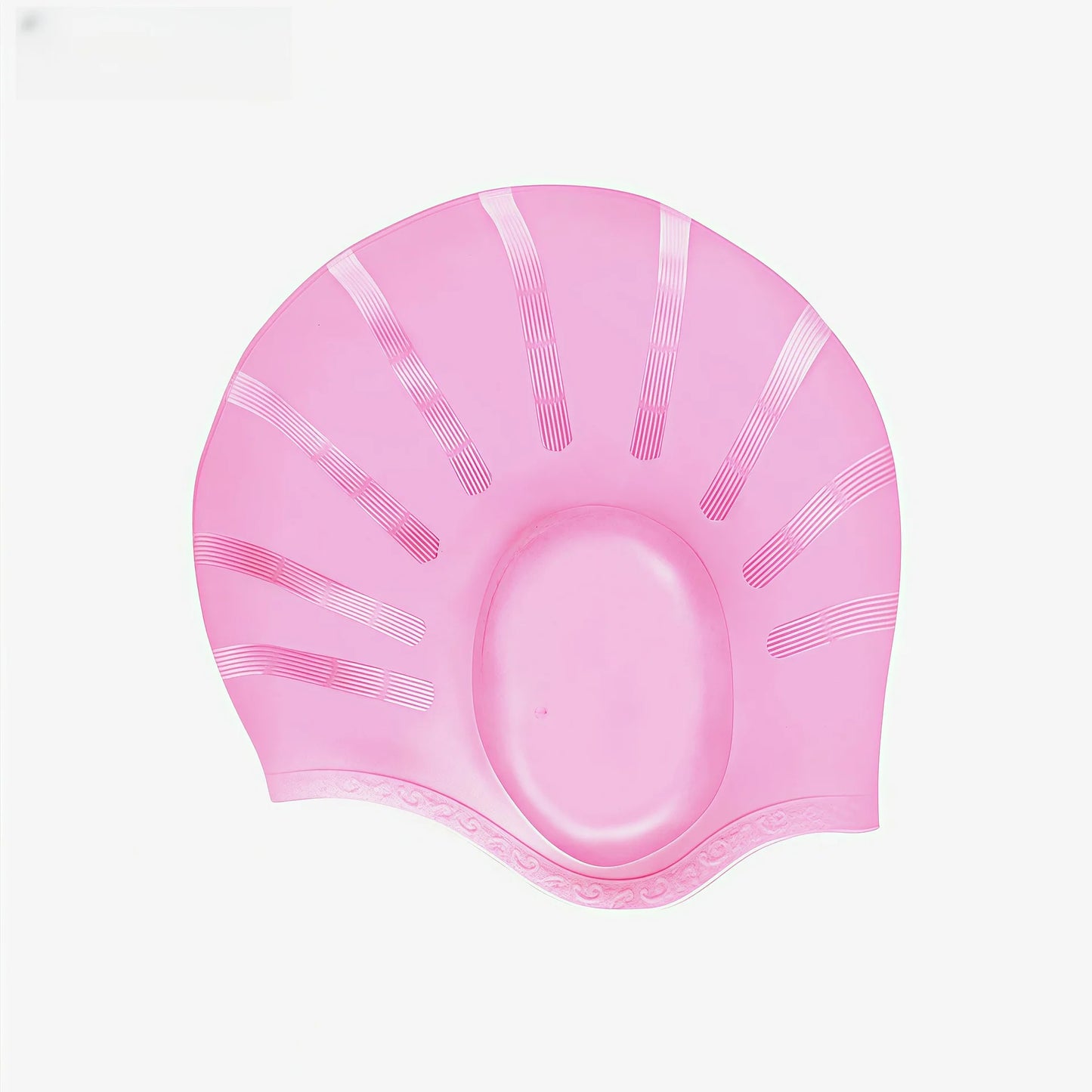 DIZETION Durable Silicone Swimming Cap with Ear Pockets for Adults and Teens - Protects Long Hair and Provides High Elasticity