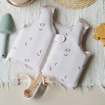 Not Falling Off Child Buoyancy Vest Anti Rollover Stable Baby Swimming Jackets Adjustable Cartoon Inflation-Free Swimming Vest