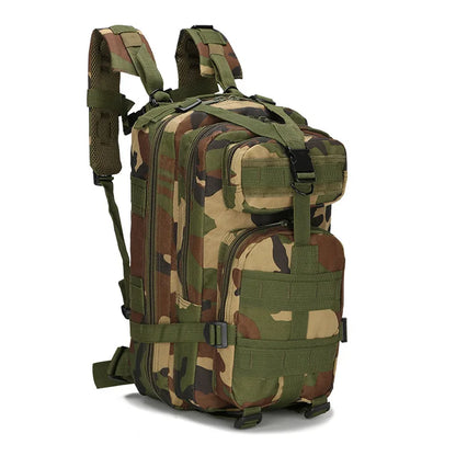 30L Trekking Tactical Bag Outdoor Sports Mountaineering Bag Oxford Waterproof Camouflage 3p Backpack for Camping Traveling