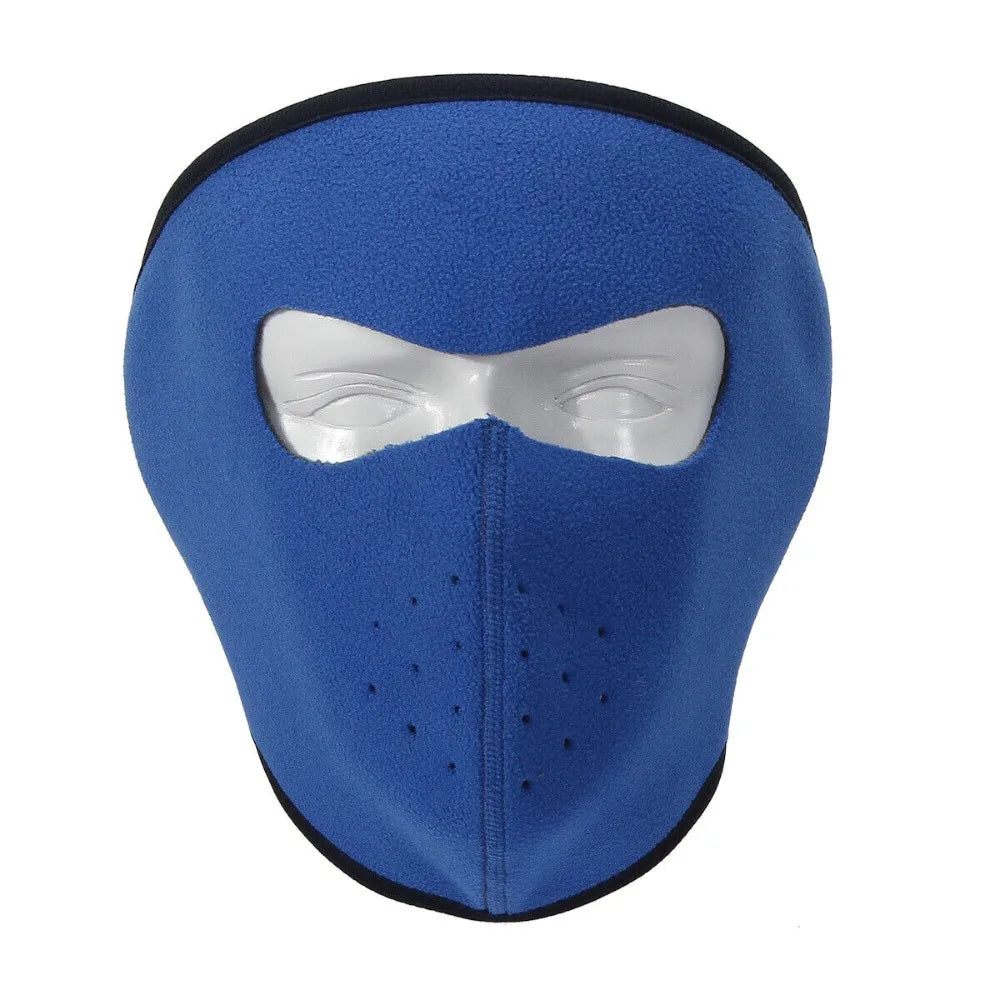 Mens Women Balaclava Warmer Fleece Sports Ski Winter Windproof Full Face Mask Outdoor Warmth Thickened Neck Ear Protection