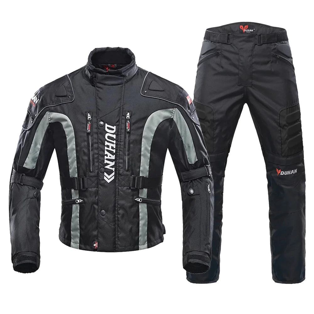 DUHAN Motorcycle Jackets Men Riding Motocross Enduro Racing Jacket Moto Jacket Windproof Coldproof Motorbike Clothing Protection