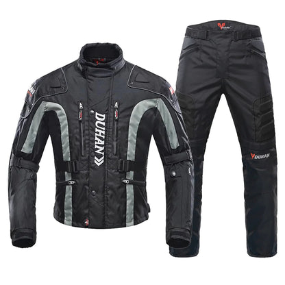 DUHAN Motorcycle Jackets Men Riding Motocross Enduro Racing Jacket Moto Jacket Windproof Coldproof Motorbike Clothing Protection