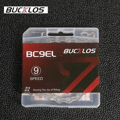 BUCKLOS Bicycle Chain 10v 11v 11EL 11SL Chain 8s 9s 10s 11s 12s Speed Bike Current 116/126 Links High Quality Chain for SHIMANO
