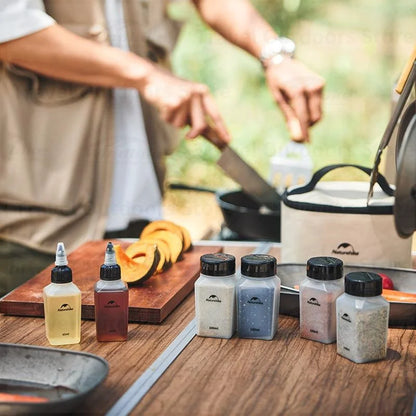 Naturehike Outdoor BBQ Picnic 8 Pieces Set Seasoning Spice Storage Jars Set With Storage Bag Delivery Bags Camping Accessories