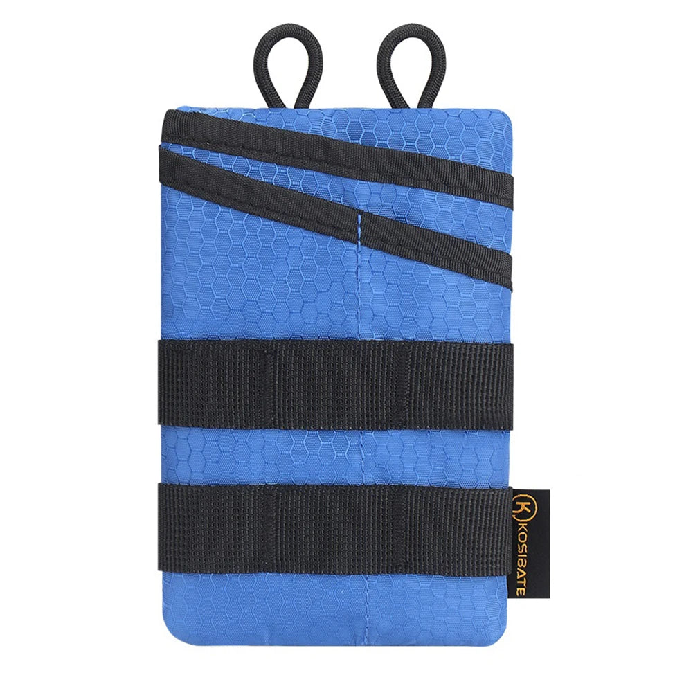 Foldable Small Tool Storage EDC Pouch Lightweight Wear Resistant Organizer for Camping Hiking Sports Portable Credit Card Wallet