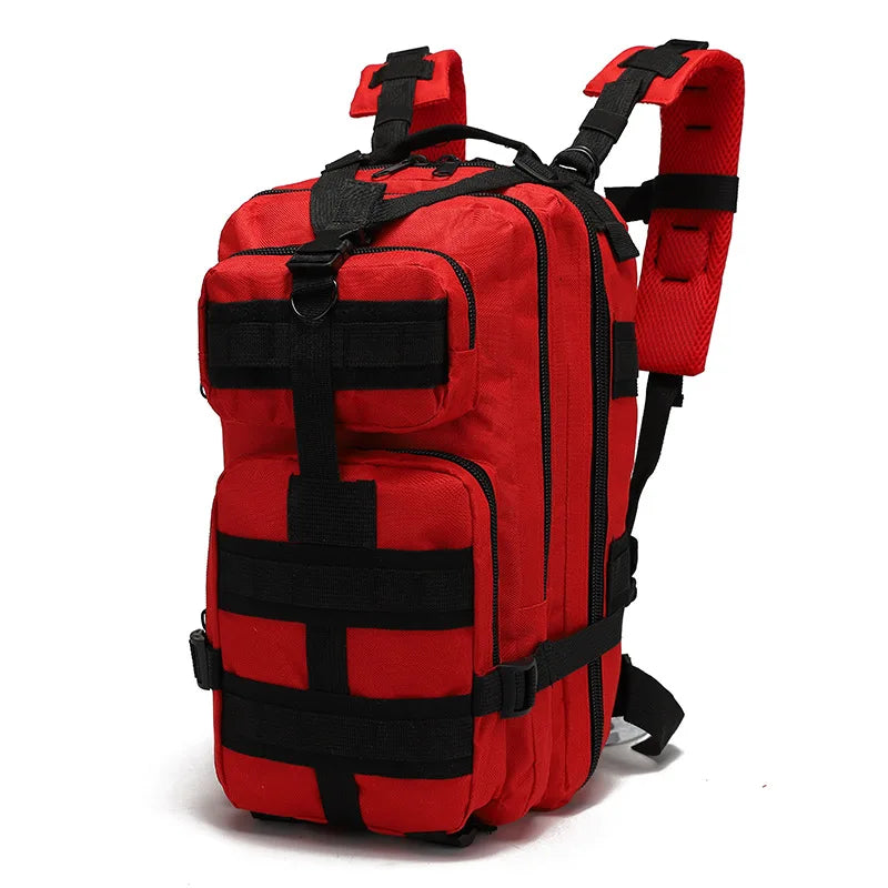 30L Trekking Tactical Bag Outdoor Sports Mountaineering Bag Oxford Waterproof Camouflage 3p Backpack for Camping Traveling
