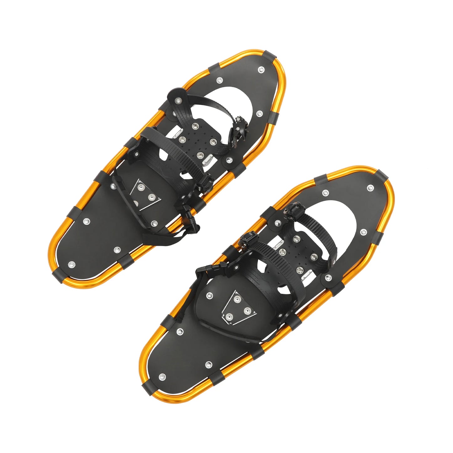 25 Inch Snowshoes, Snowshoes& Adjuatable Trekking Poles, Snowshoes for Adults Men Women