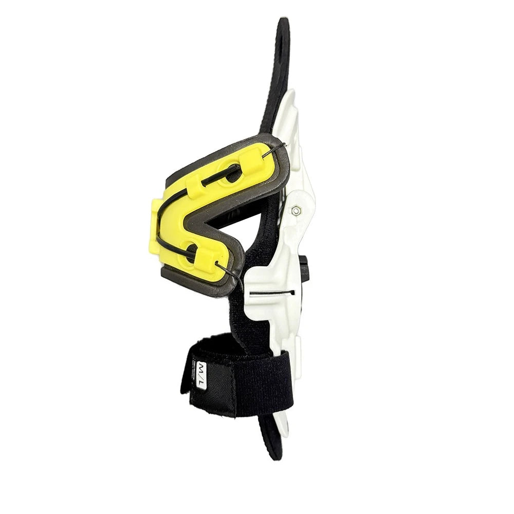 Motorcycle wrist guard X8 wrist support white acid yellow  M/L motorcycle protective equipment
