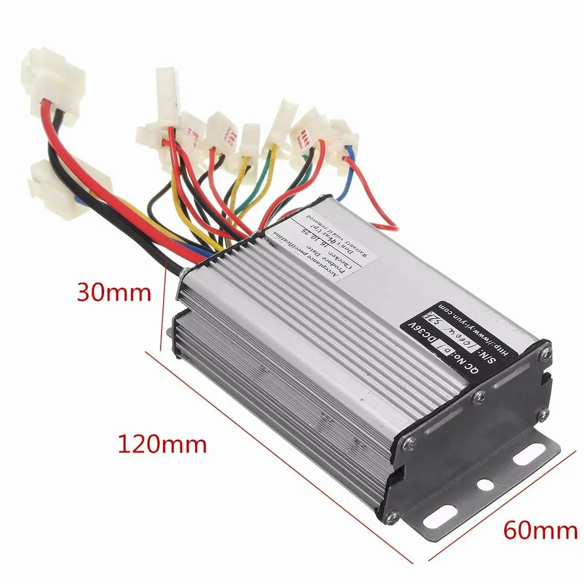 36V 48V1000W Smart Brushless Controller With Key Power Speed Rotary Throttle For Electric Scooter Bike Accessories