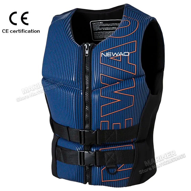 Impact Vest Wakesurf Comp Vest CE Approved Neoprene Life Jacket Wake Surfing But Great for All Other Watersports Activities
