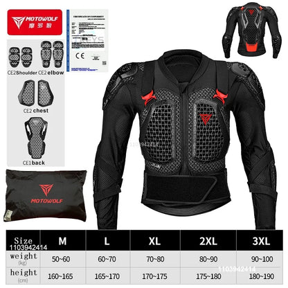 Motorcycle Jacket Men Turtle For Motocross Motorcycle Body Armor Motorbike Racing Jacket CE Approved Protection Gears Equipment