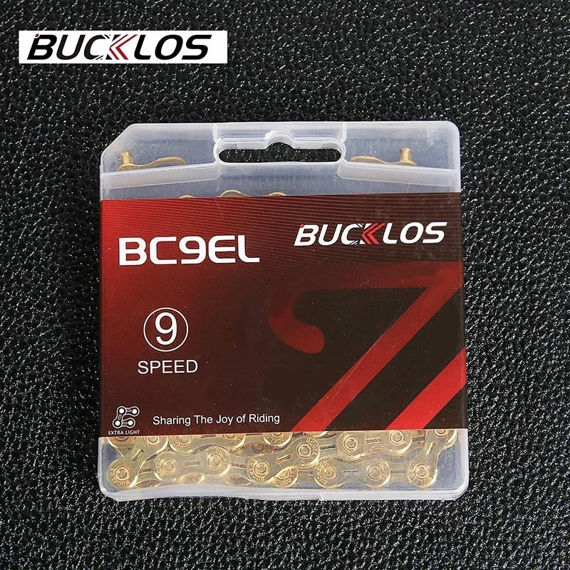 BUCKLOS Bicycle Chain 10v 11v 11EL 11SL Chain 8s 9s 10s 11s 12s Speed Bike Current 116/126 Links High Quality Chain for SHIMANO