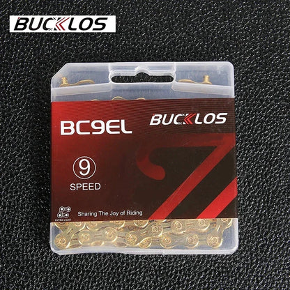 BUCKLOS Bicycle Chain 10v 11v 11EL 11SL Chain 8s 9s 10s 11s 12s Speed Bike Current 116/126 Links High Quality Chain for SHIMANO