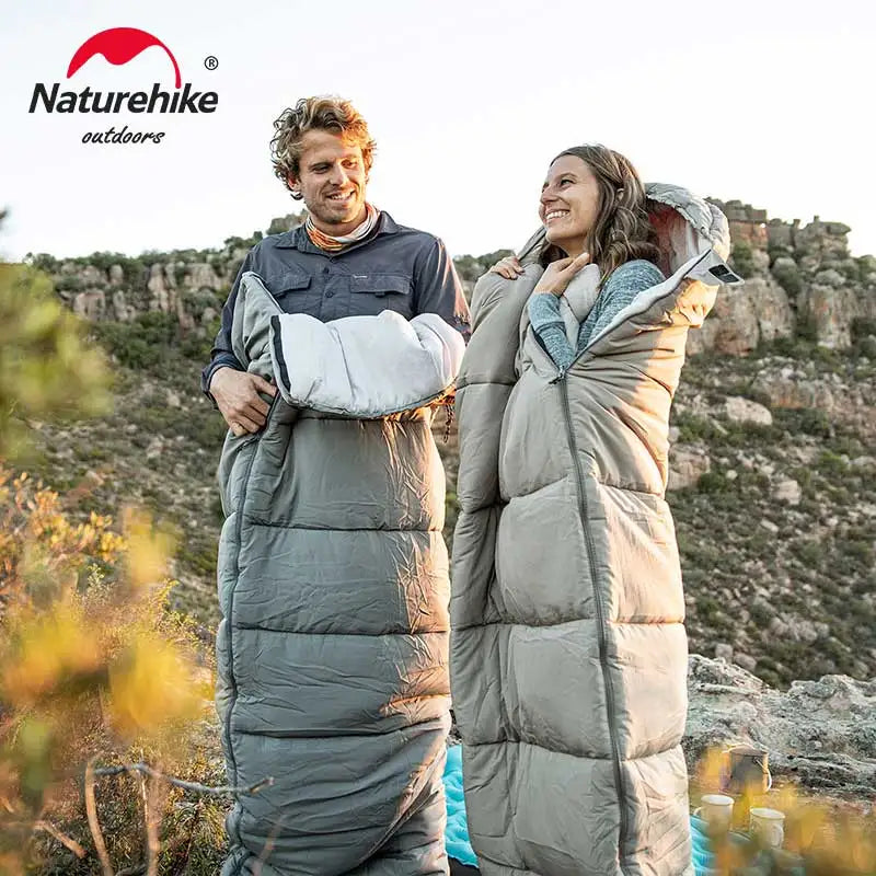 Naturehike M180 Sleeping Bag Lightweight Sleeping Bag M300 Double Outdoor Camping Winter Warm Sleeping Bag M400 Machine Washable