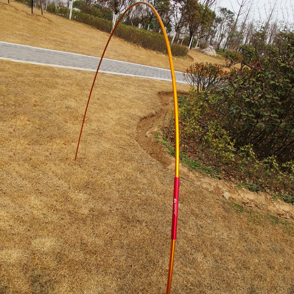 4pcs Tent Pole Repair Tube Aluminum Alloy Tent Emergency Tube Lengthen 13cm Lightweight for Hiking Awning Kit Tent Accessories