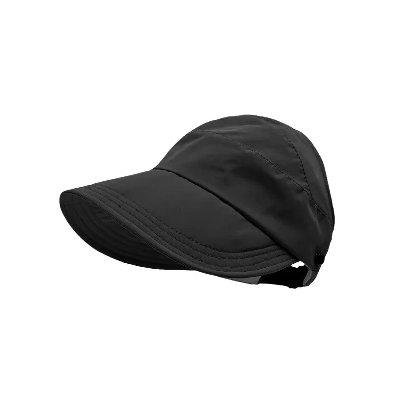 Quick Dry Hat Summer Empty Cap Women's Upgrade Can Hang Mask Outdoor Visor Thin Quick Dry Sunscreen Hat