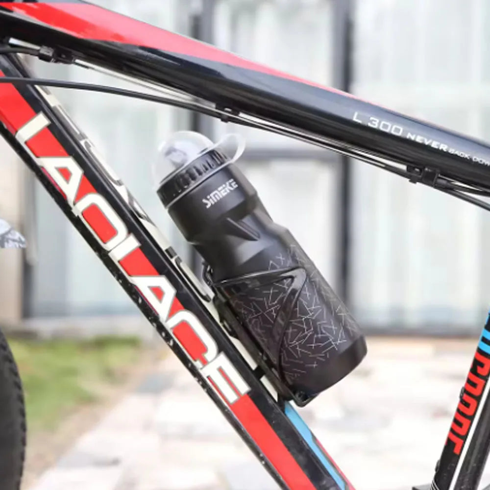 Universal Bicycle Bottle Cage with 750mL Water Bottle Lightweight Bike Water Bottle Holder Bottle Bracket for Mountain Road Bike