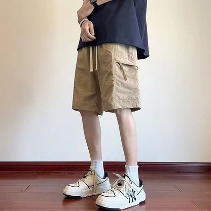 2026 Quick-drying Tooling Shorts Men's Summer Thin Trendy Brand Versatile Loose Casual Pants Men's Five-point Pants