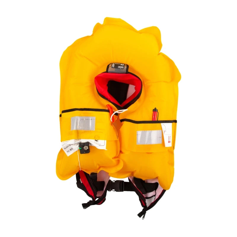 Professional Auto Inflatable Life Jacket Pocket Manual Life Vest Adult 150N 100N Water Sport Fishing Rafting Boating Accessories